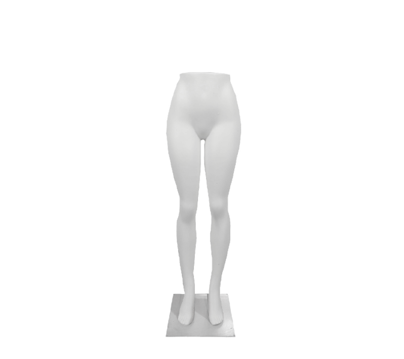 White Brazilian Half Lower Body Mannequin - 1704W