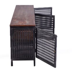 VINTAGE STYLE INDUSTRIAL TV STAND - Image 2