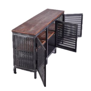 VINTAGE STYLE INDUSTRIAL TV STAND - Image 3