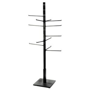 Display Rack w/ Adjustable Arms, 40 Slots - Black