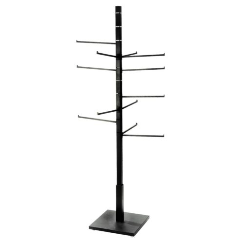 | Display Rack w/ Adjustable Arms, 40 Slots - Black | Store Displays®