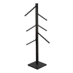 Display Rack w/ Adjustable Arms, 40 Slots - Black - Image 2