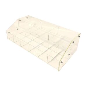 MULTI- PURPOSE BIN 16"L X 11 3/4"W X 7"H: ACRYLIC