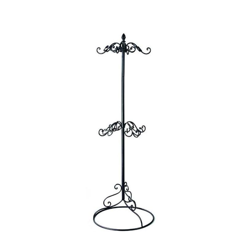 Black 2-Tier Coat Or Purse Rack