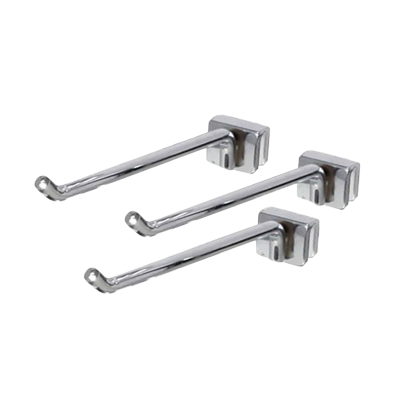 3" ROTATING JEWELRY DISPLAY HOOKS - CHROME