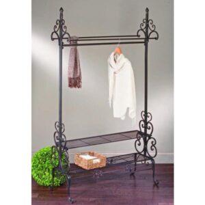 GARMENT FLOOR RACK - DARK BROWN - Image 2