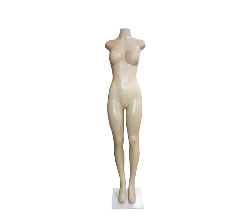 Cream Brazilian Mannequin Without Arms - 9004B