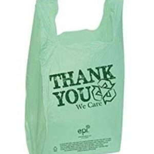 11 ½ X 6 X 21 INCH EPI PLASTIC T-SHIRT BAGS - CASE OF 500