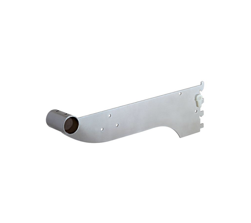 Chrome 1-1/16" Hangnail Bracket for Round Tubing