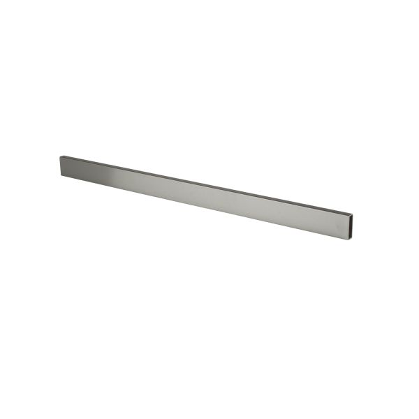 24" or 48" long hangrail in satin nickel finish