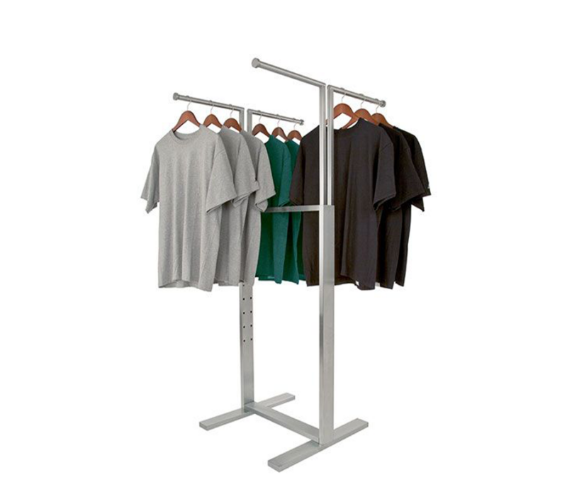 ADJUSTABLE 4-WAY RACK - SATIN CHROME