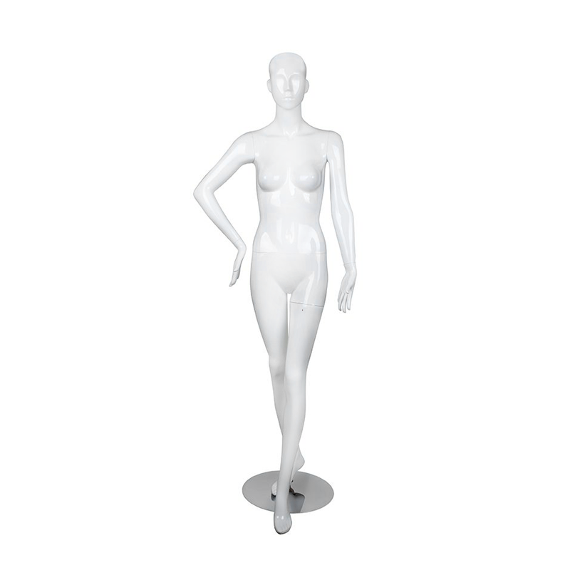 Glossy Whtie Female Mannequin - Bella1