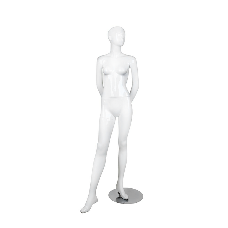 Glossy Whtie Female Mannequin - Bella4