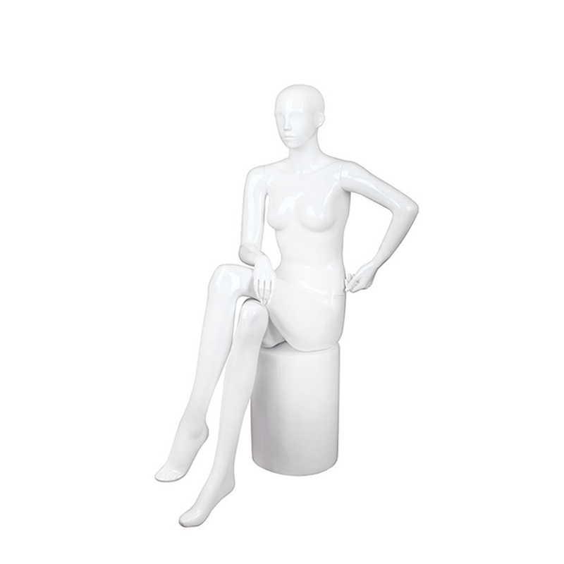 Glossy Whtie Female Mannequin - Bella5