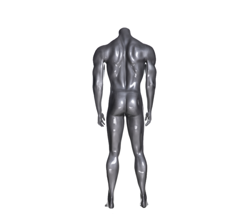 Headless Athletic Male Mannequin - BEN/1 Back View