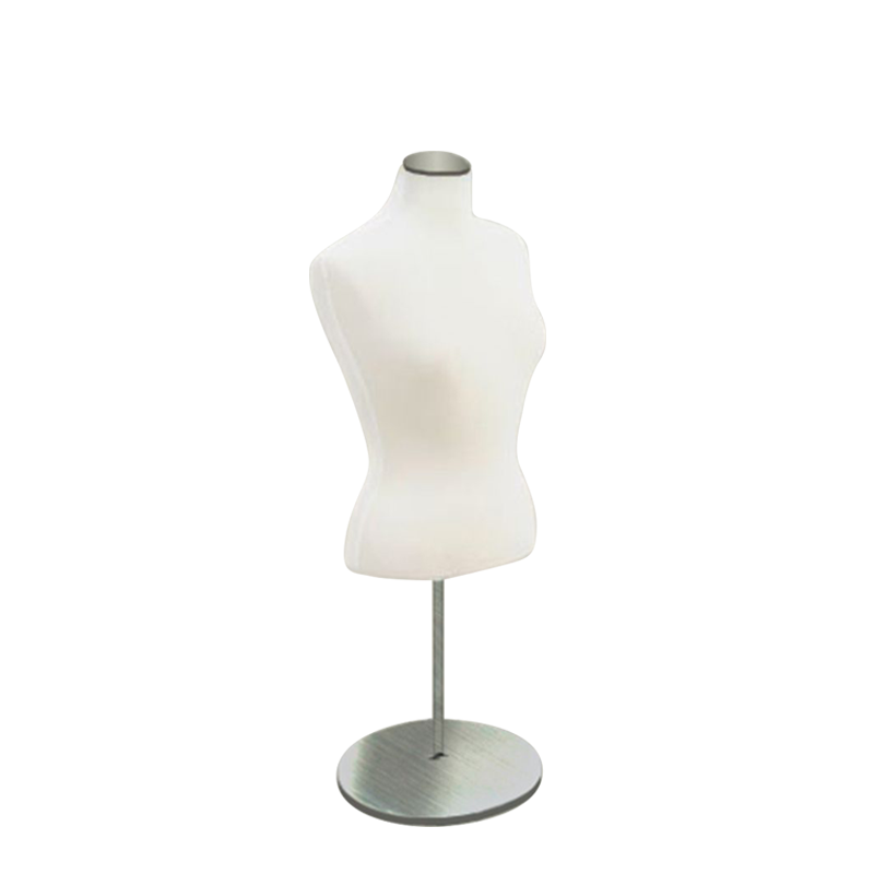 Female Jersey Coverd Half Body Form w/ Metal Stand
