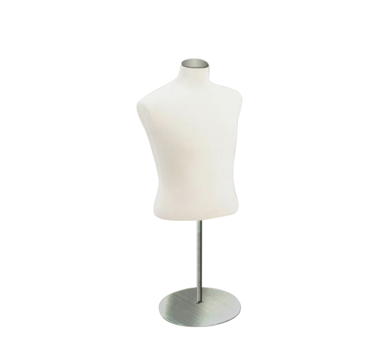 Male Jersey Coverd Half Body Form w/ Metal Stand