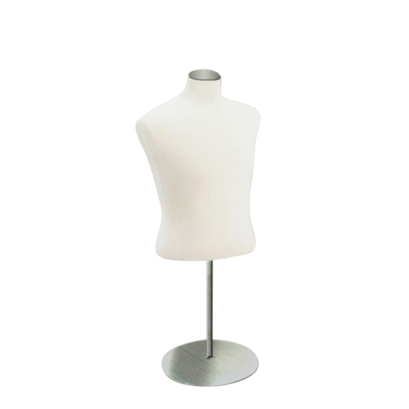 Male Jersey Coverd Half Body Form w/ Metal Stand