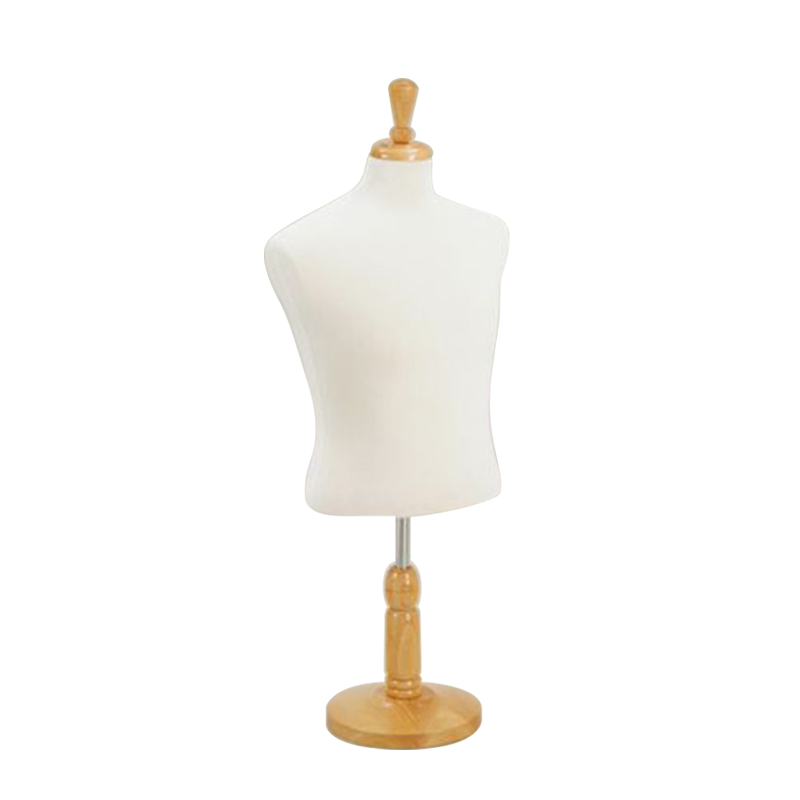 Male Jersey Coverd Half Body Form w/ Wood Stand