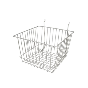 12"L x 12"W x 8"H All Purpose Deep Basket - Chrome