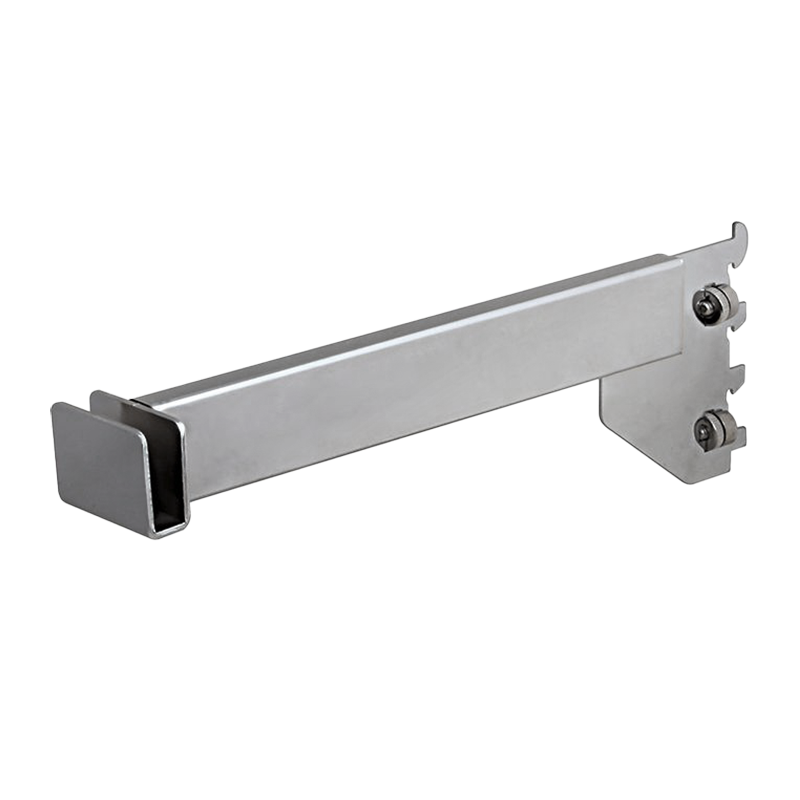 Chrome 12" Hangrail Bracket For Rectangular Tubing