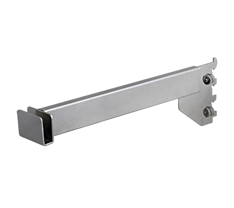 Chrome 14" Hangrail Bracket For Rectangular Tubing