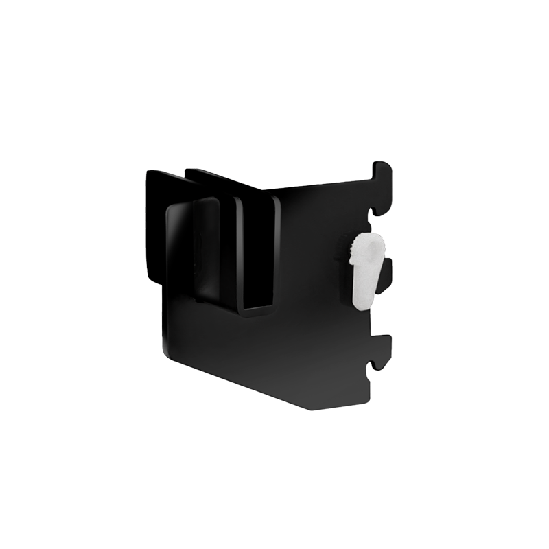 Matte Black 3" Hangrail Bracket For Rectangular Tubing
