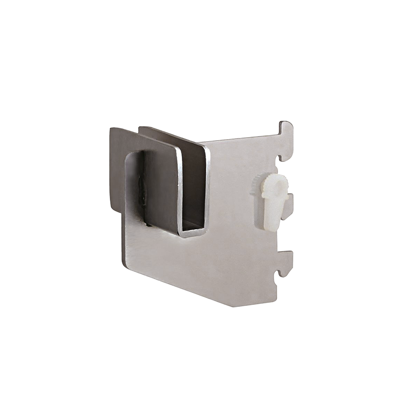 Satin Chrome 3" Hangrail Bracket For Rectangular Tubing