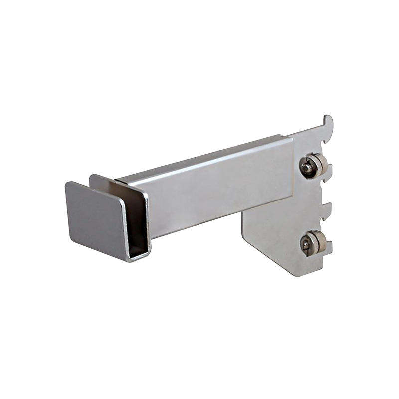 Chrome 6" Hangrail Bracket For Rectangular Tubing