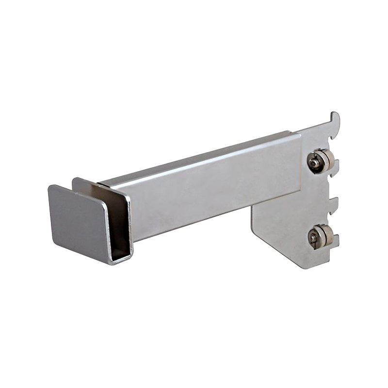 Chrome 8" Hangrail Bracket For Rectangular Tubing