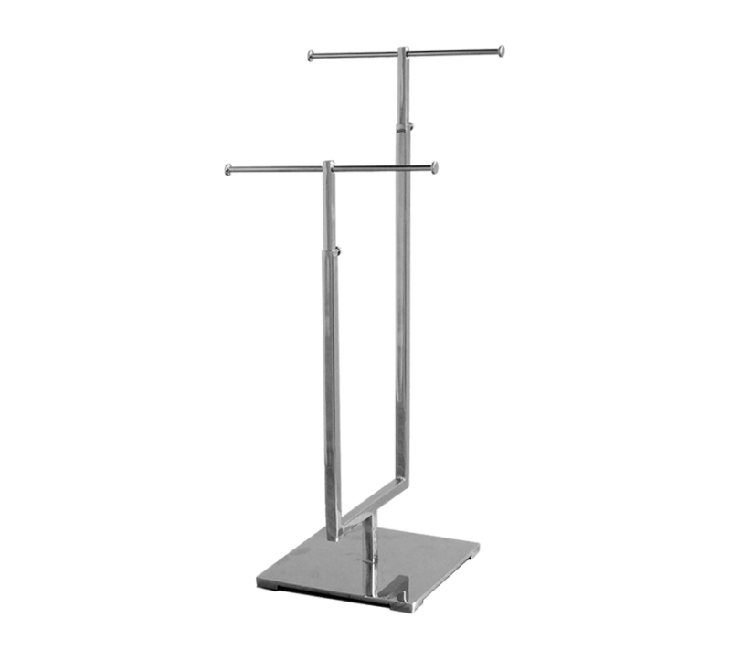 2 TIER JEWELRY DISPLAY - CHROME