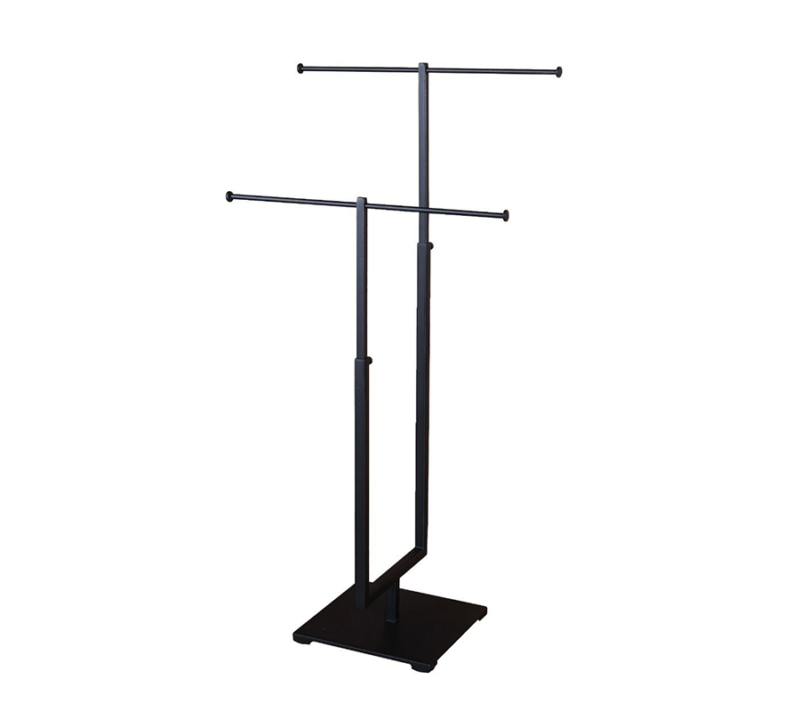 Matte Black 2-Tier Jewelry Display
