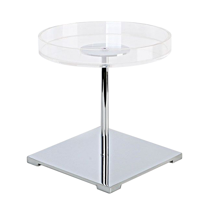 COUNTERTOP JEWELRY DISPLAY - DISC W/ CHROME BASE