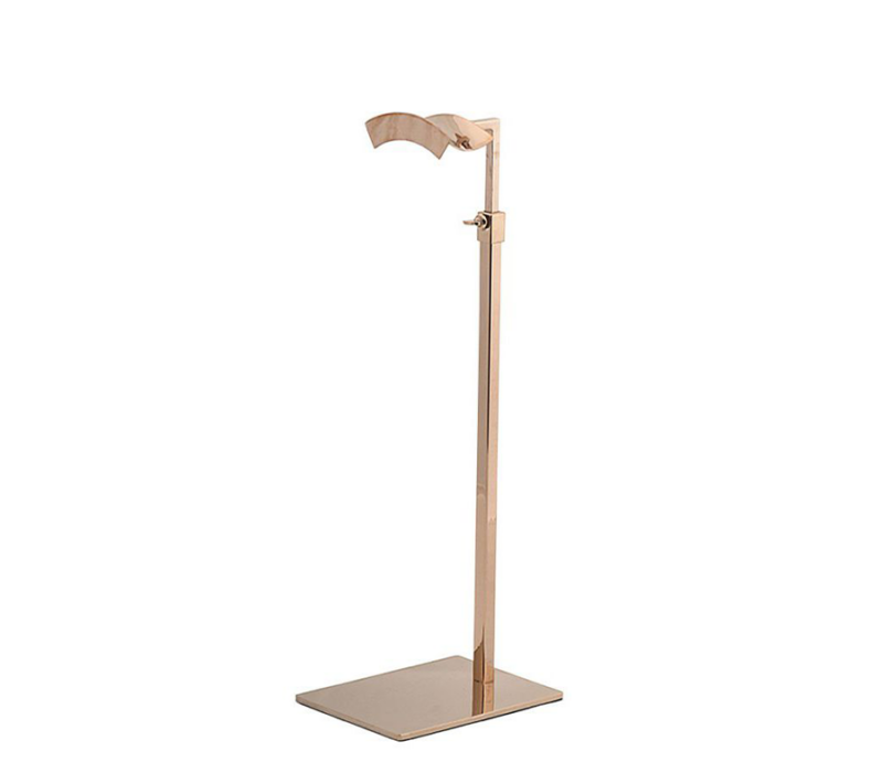 Rose Gold Curved Bar Handbag Display