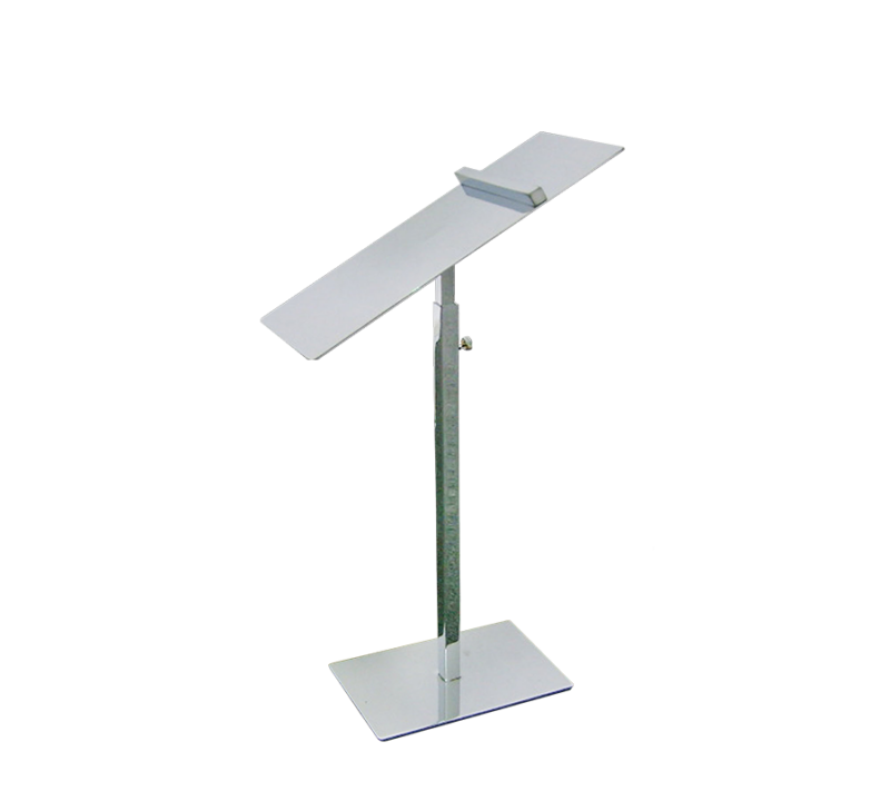 Chrome Angled Shoe Stands