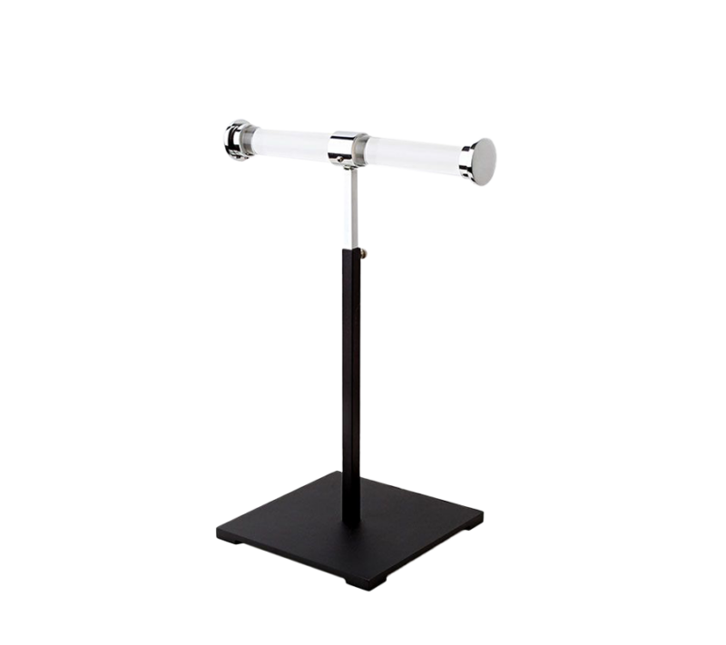 Black Single T-Bar Jewelry Display