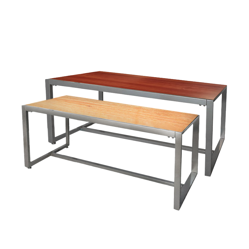 Cherry & Maple Reversible Wood Top Table Set