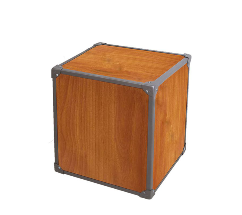 15x15x18"(H) Wood Cube Large Display