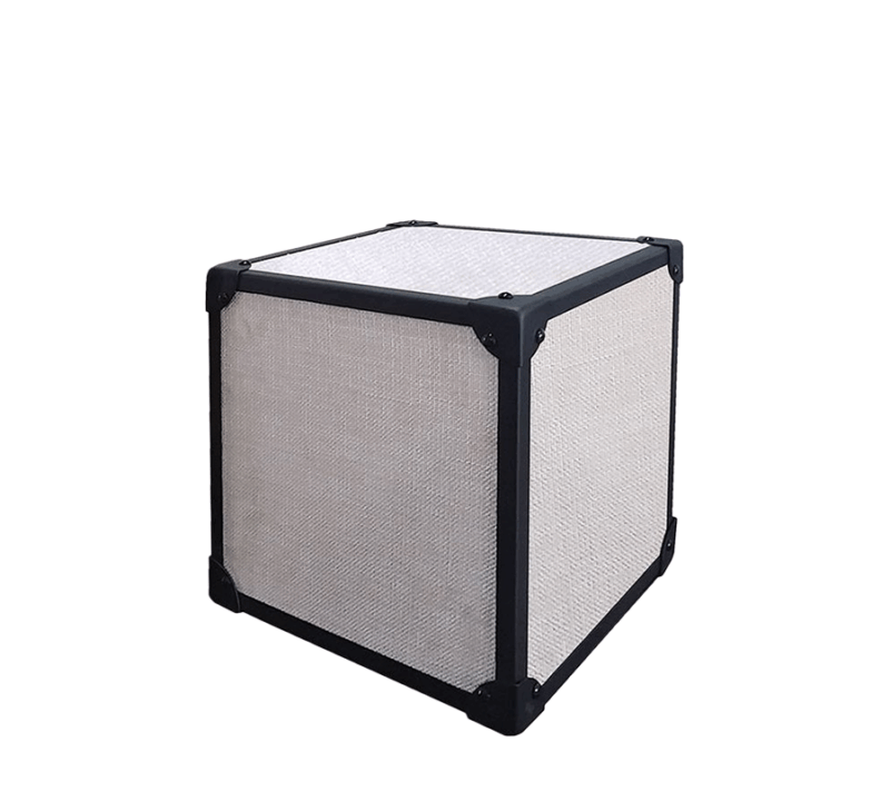 12"Linen Cube Display