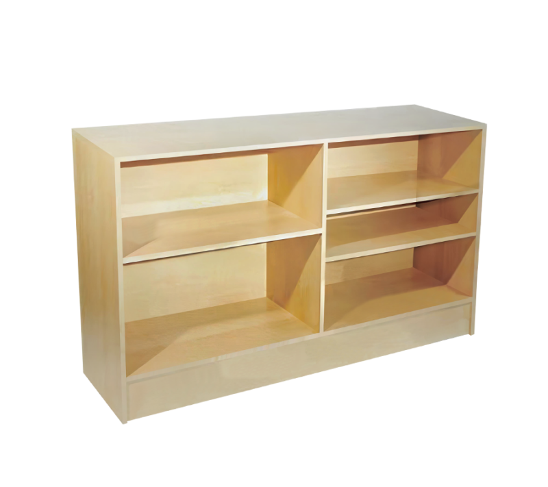 Maple 6' Cash Wrap Counter Back View