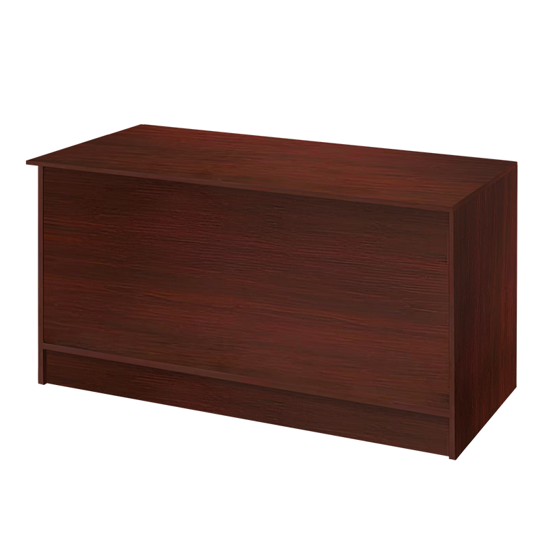 Cherry 6' Cash Wrap Counter Front View
