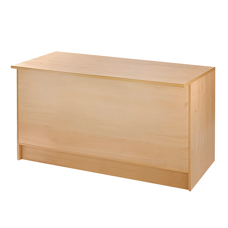 Maple 6' Cash Wrap Counter Front View