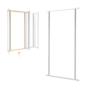 Eldura 96" System Slotted Standard Frame