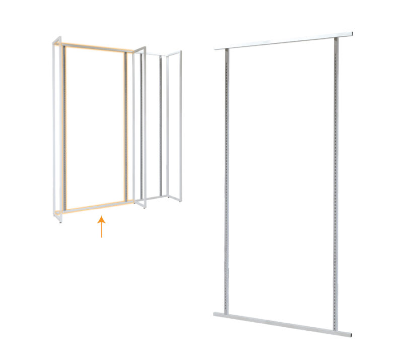 Eldura 96" System Slotted Standard Frame