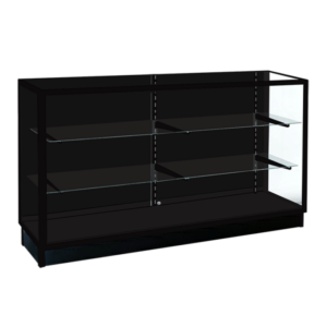5' Black Standard Extra Vision Display Case