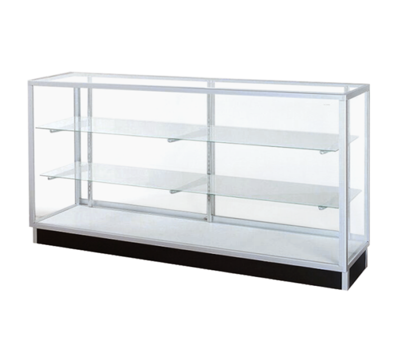 6′ SILVER STANDARD EXTRA VISION DISPLAY CASE