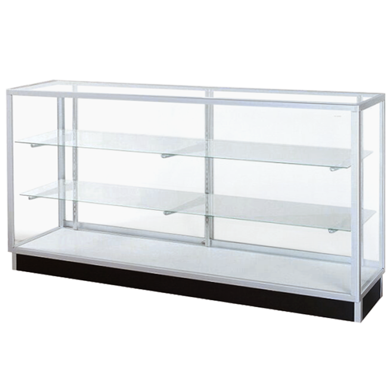 6′ SILVER STANDARD EXTRA VISION DISPLAY CASE