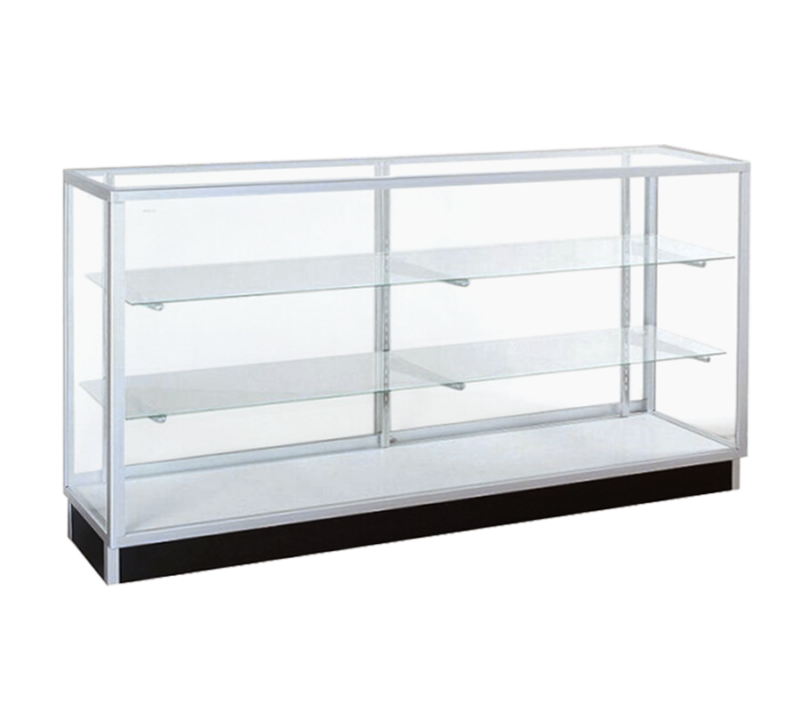 6′ SILVER STANDARD EXTRA VISION DISPLAY CASE