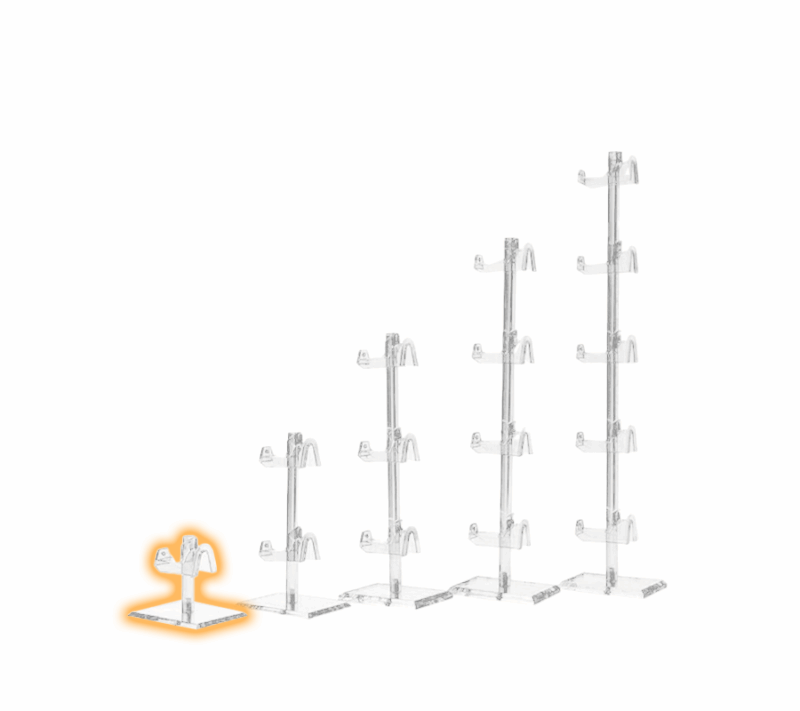 1-Tier Eyewear Display - 3"H
