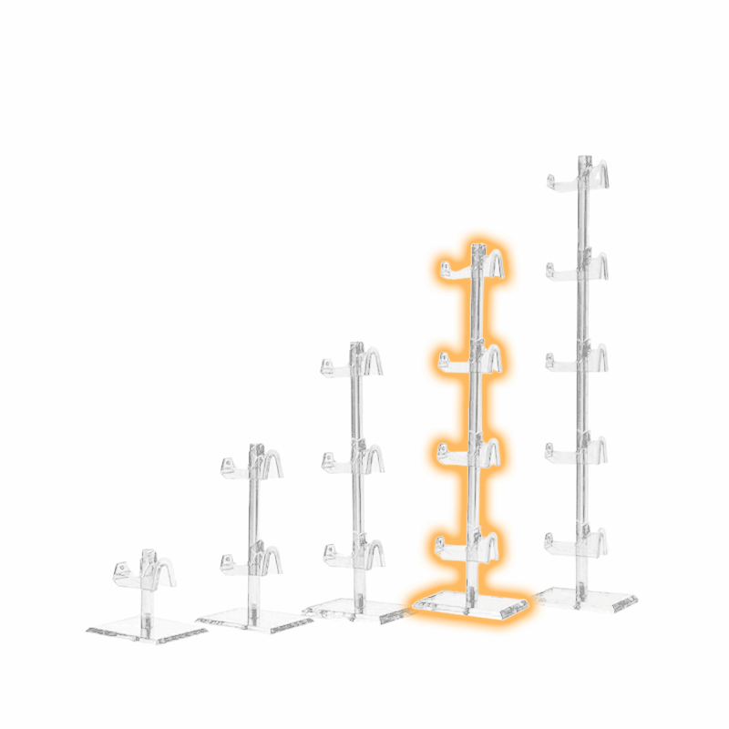 4-Tier Eyewear Display - 11"H